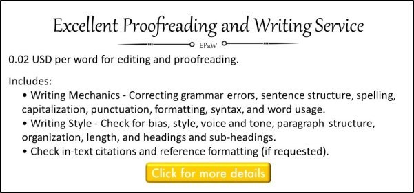 writing proofreading checklist