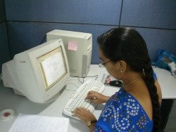 Often academic and professional writing will be done at a computer.